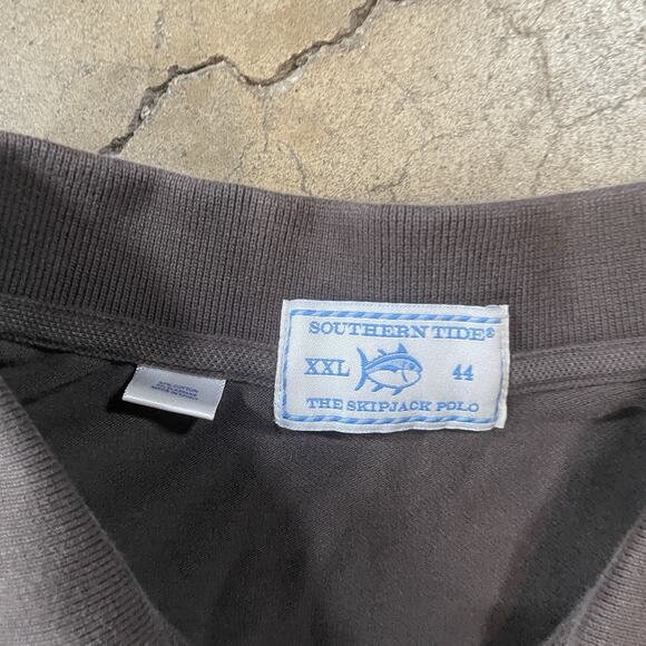 Southern Tide The SkipJack Polo Gray Men’s Sz XXL Golf - Picture 7 of 7